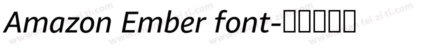 Amazon Ember font字体转换